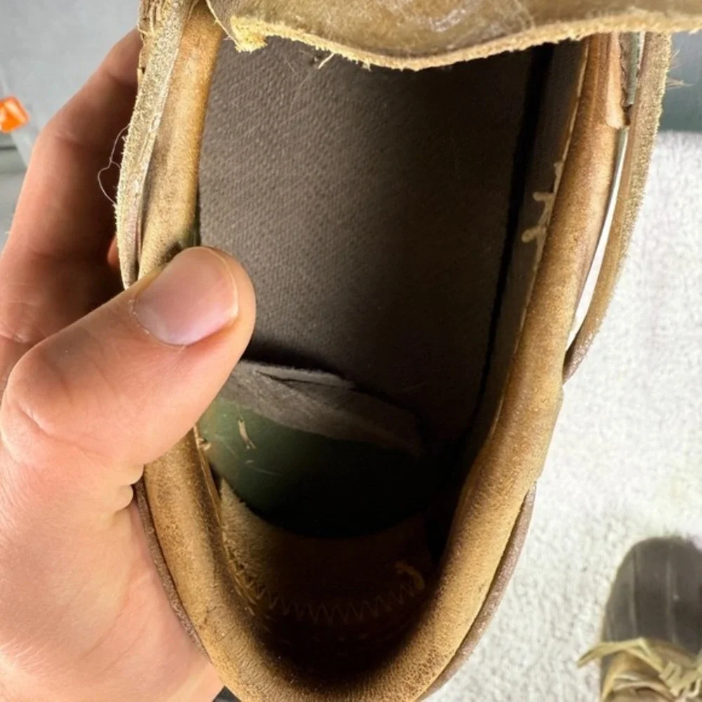 Vintage LL Bean Boot Womens Leather Rubber Duck Shoe‎ Size 9M Made In USA Maine